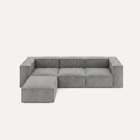 Modulares Sofa Sewilla (4-Sitzer) mit Pouffe