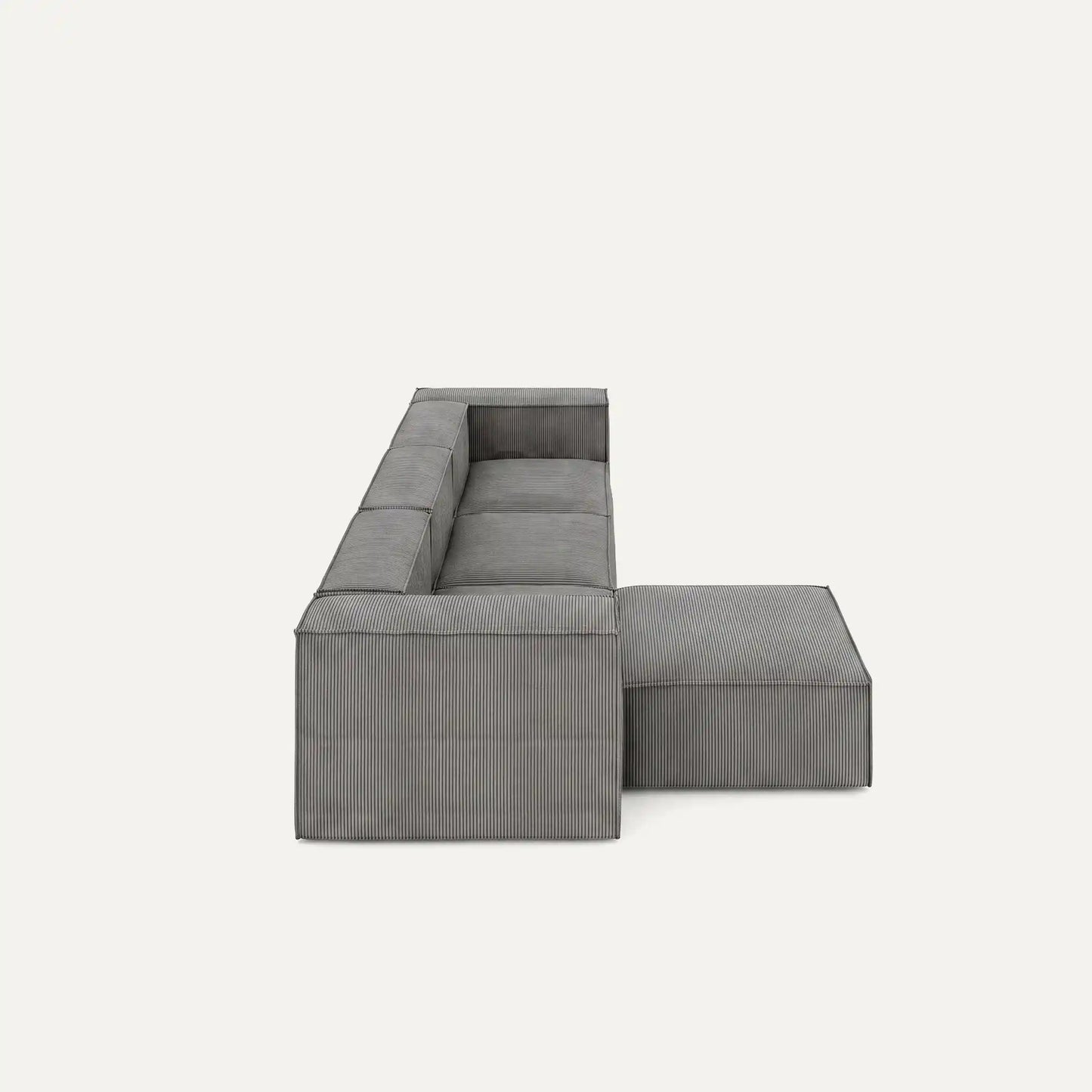 Modulares Sofa Sewilla (4-Sitzer) mit Pouffe