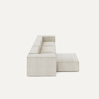 Modulares Sofa Sewilla (4-Sitzer) mit Pouffe