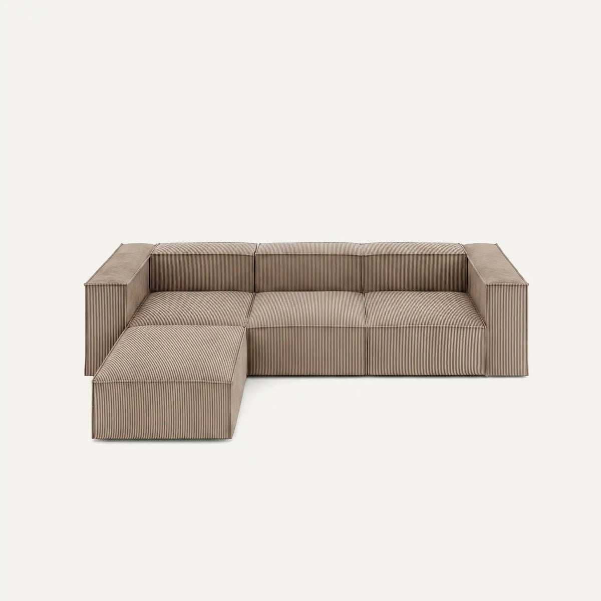 Modulares Sofa Sewilla (4-Sitzer) mit Pouffe