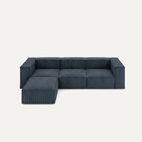 Modulares Sofa Sewilla (4-Sitzer) mit Pouffe