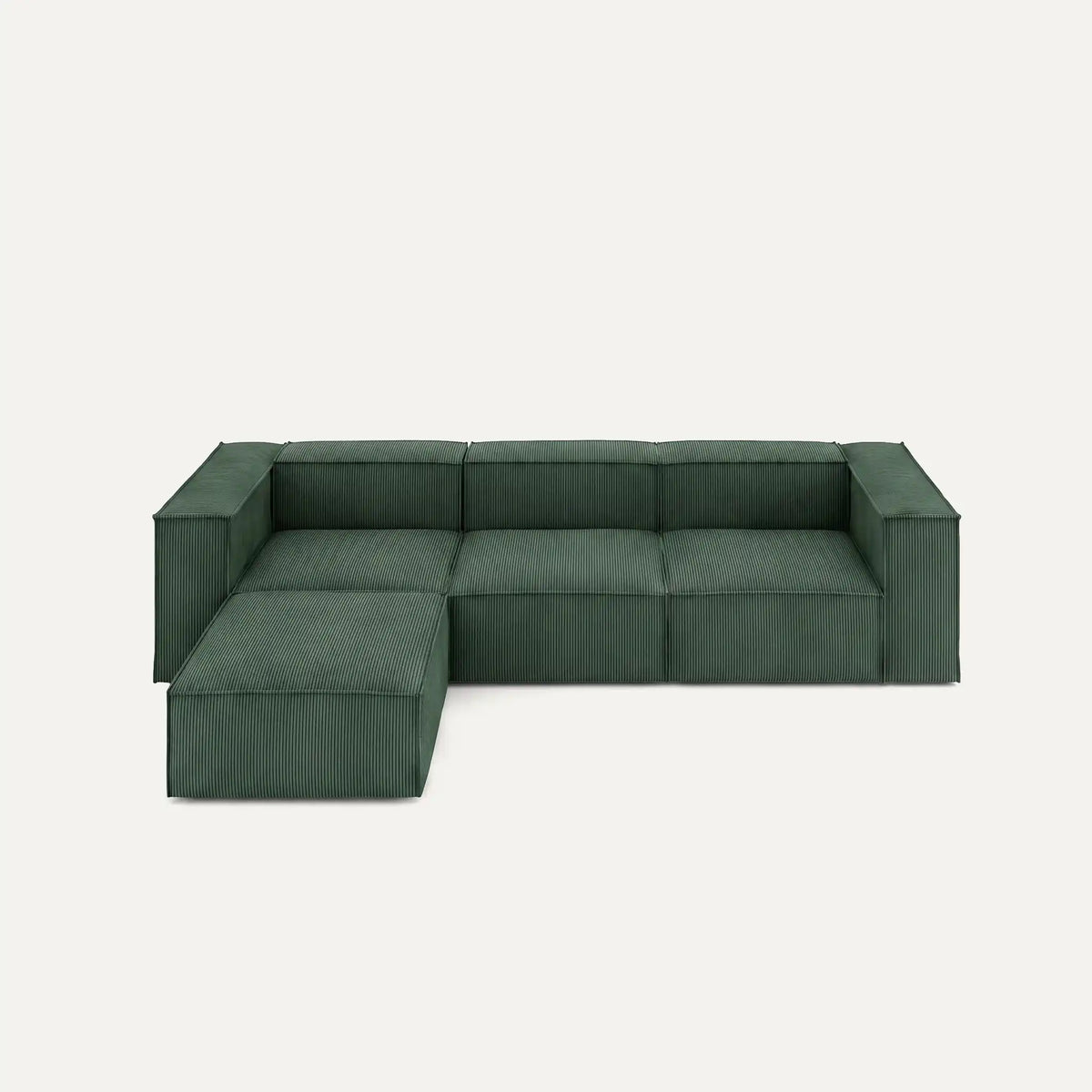 Modulares Sofa Sewilla (4-Sitzer) mit Pouffe