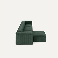 Modulares Sofa Sewilla (4-Sitzer) mit Pouffe