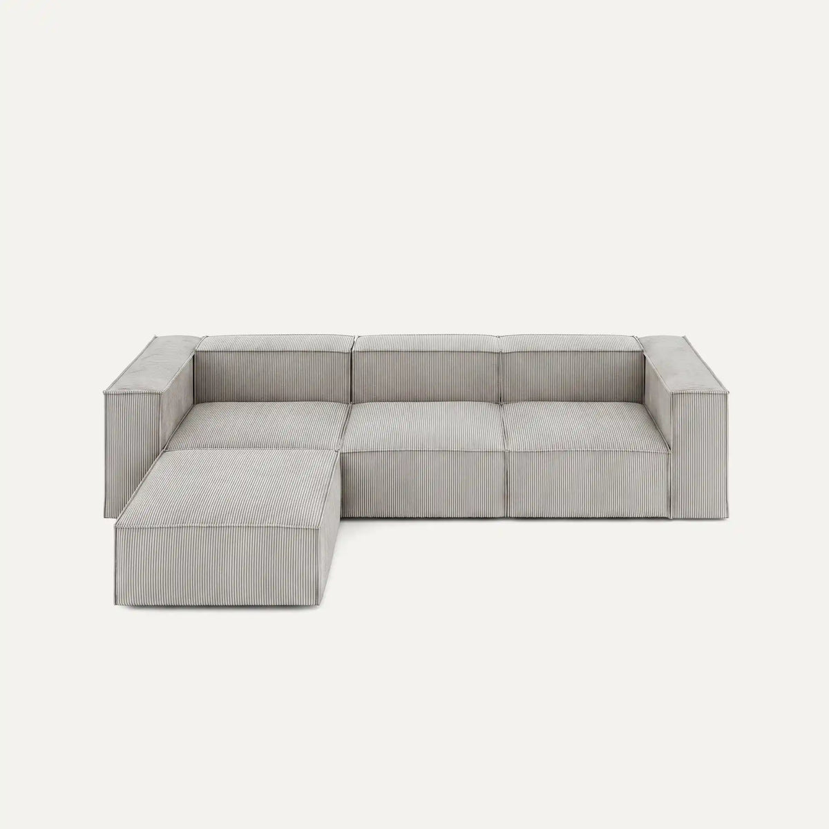Modulares Sofa Sewilla (4-Sitzer) mit Pouffe