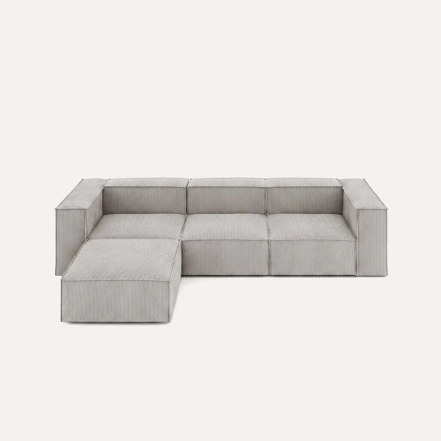 Modulares Sofa Sewilla (4-Sitzer) mit Pouffe