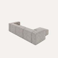 Modulares Sofa Sewilla (4-Sitzer) mit Pouffe