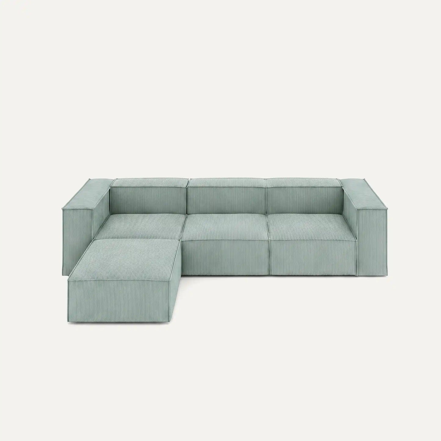 Modulares Sofa Sewilla (4-Sitzer) mit Pouffe