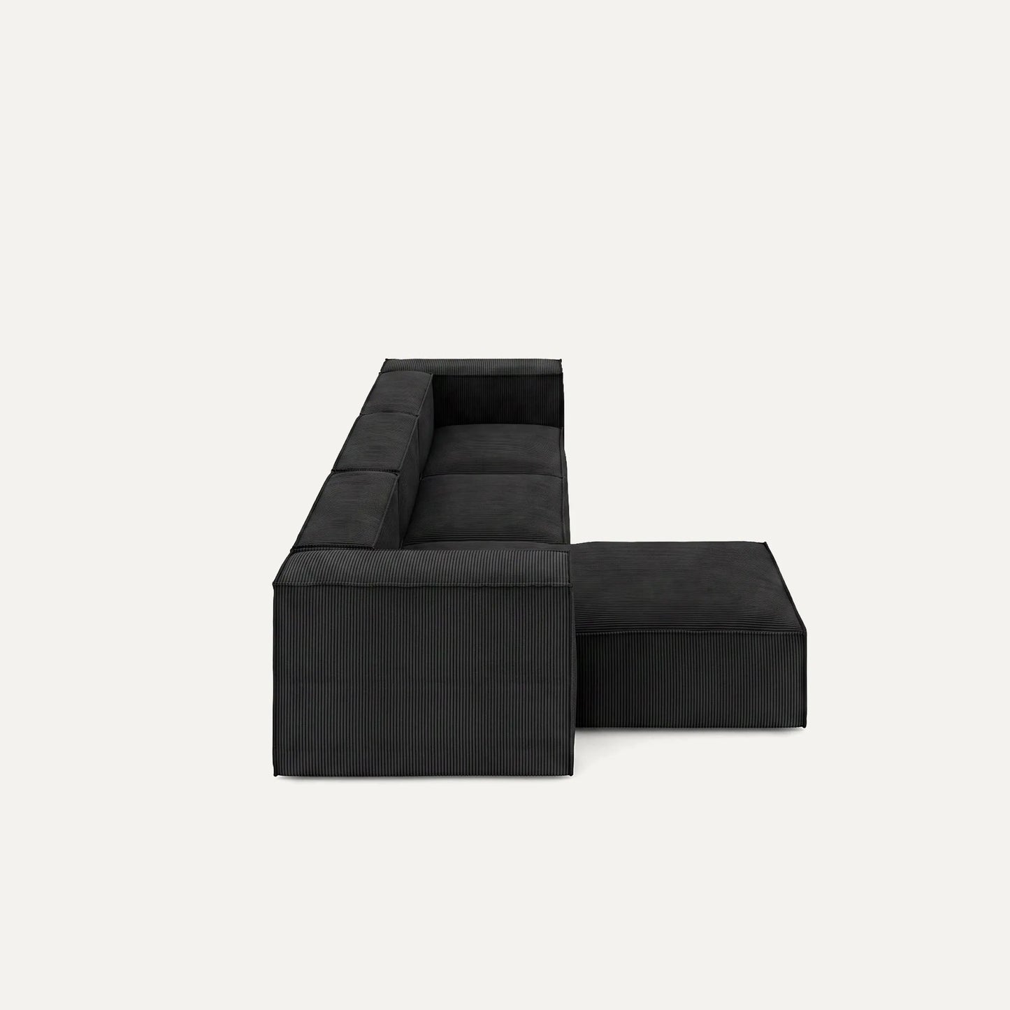 Modulares Sofa Sewilla (4-Sitzer) mit Pouffe
