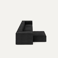 Modulares Sofa Sewilla (4-Sitzer) mit Pouffe