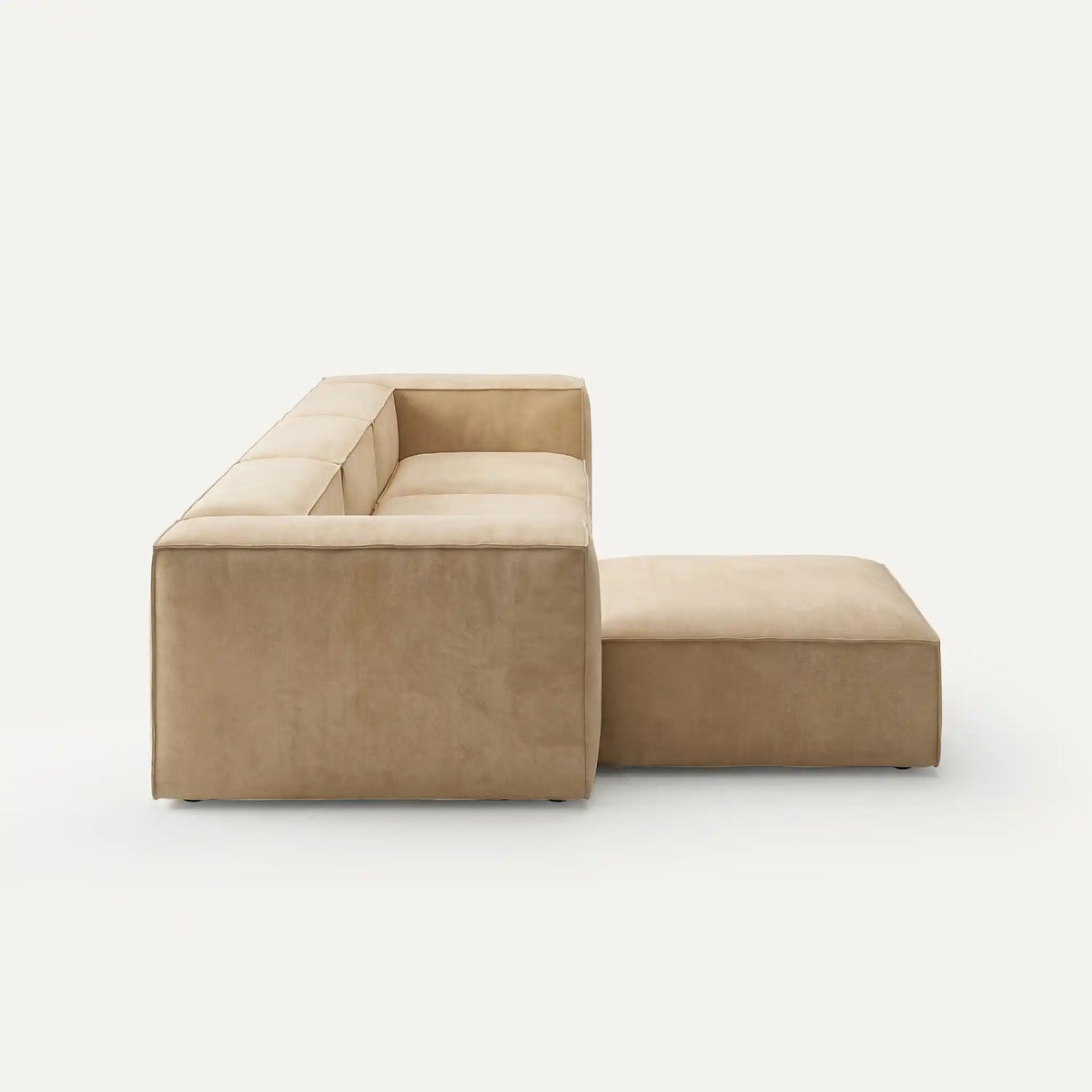 Modulares Sofa Sewilla (4-Sitzer) mit Pouffe