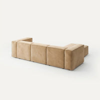 Modulares Sofa Sewilla (4-Sitzer) mit Pouffe
