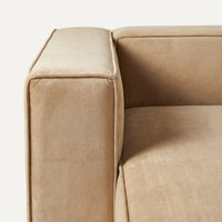 Modulares Sofa Sewilla (4-Sitzer) mit Pouffe