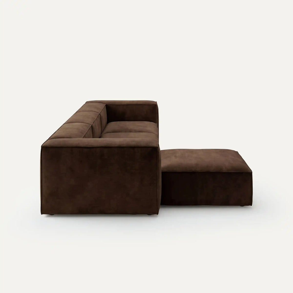 Modulares Sofa Sewilla (4-Sitzer) mit Pouffe