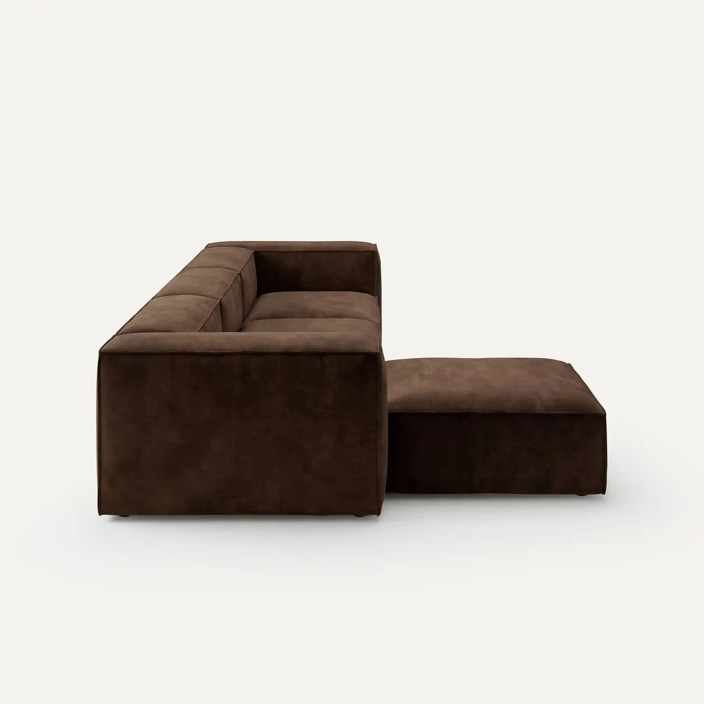 Modulares Sofa Sewilla (4-Sitzer) mit Pouffe