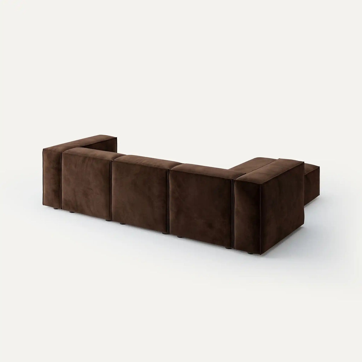 Modulares Sofa Sewilla (4-Sitzer) mit Pouffe