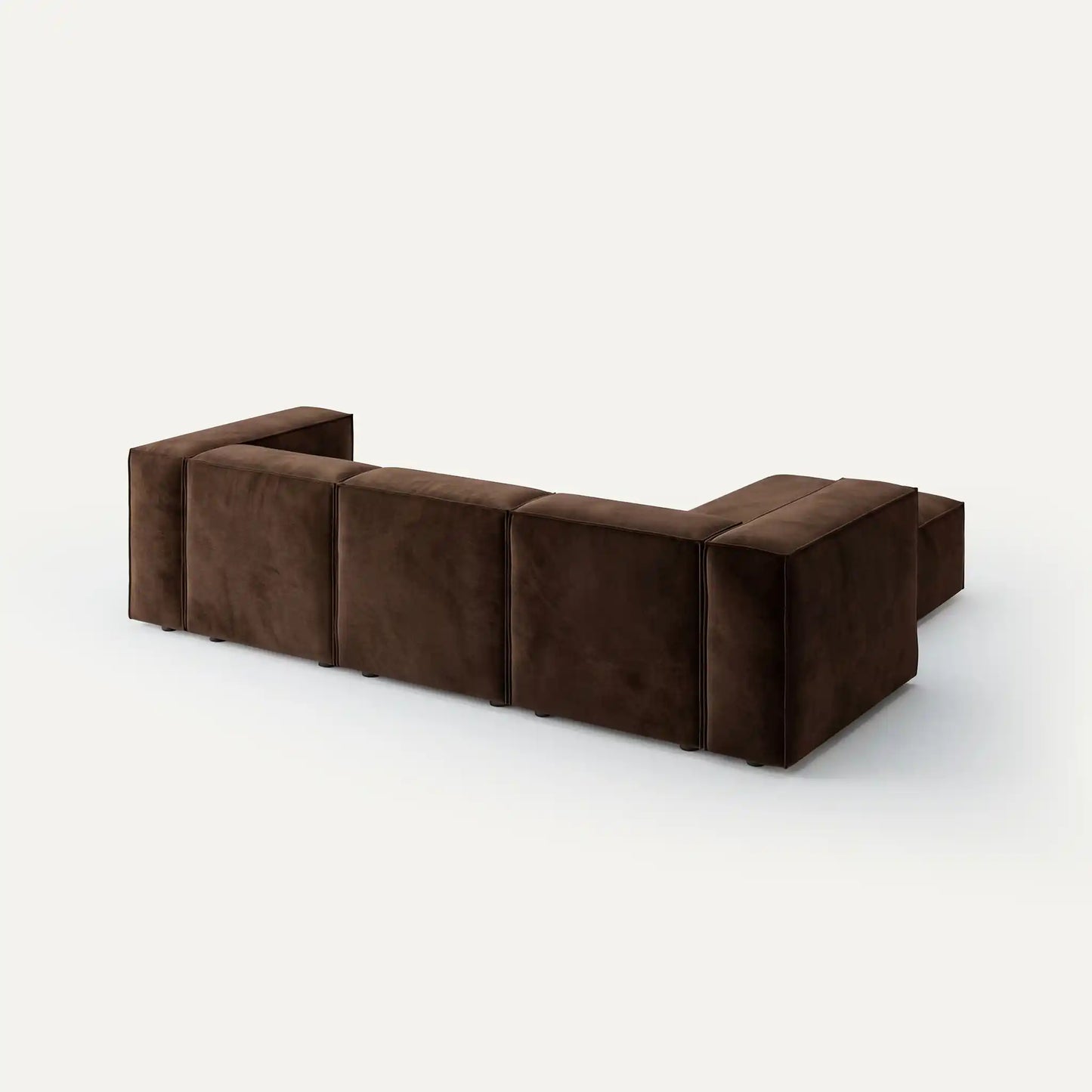 Modulares Sofa Sewilla (4-Sitzer) mit Pouffe