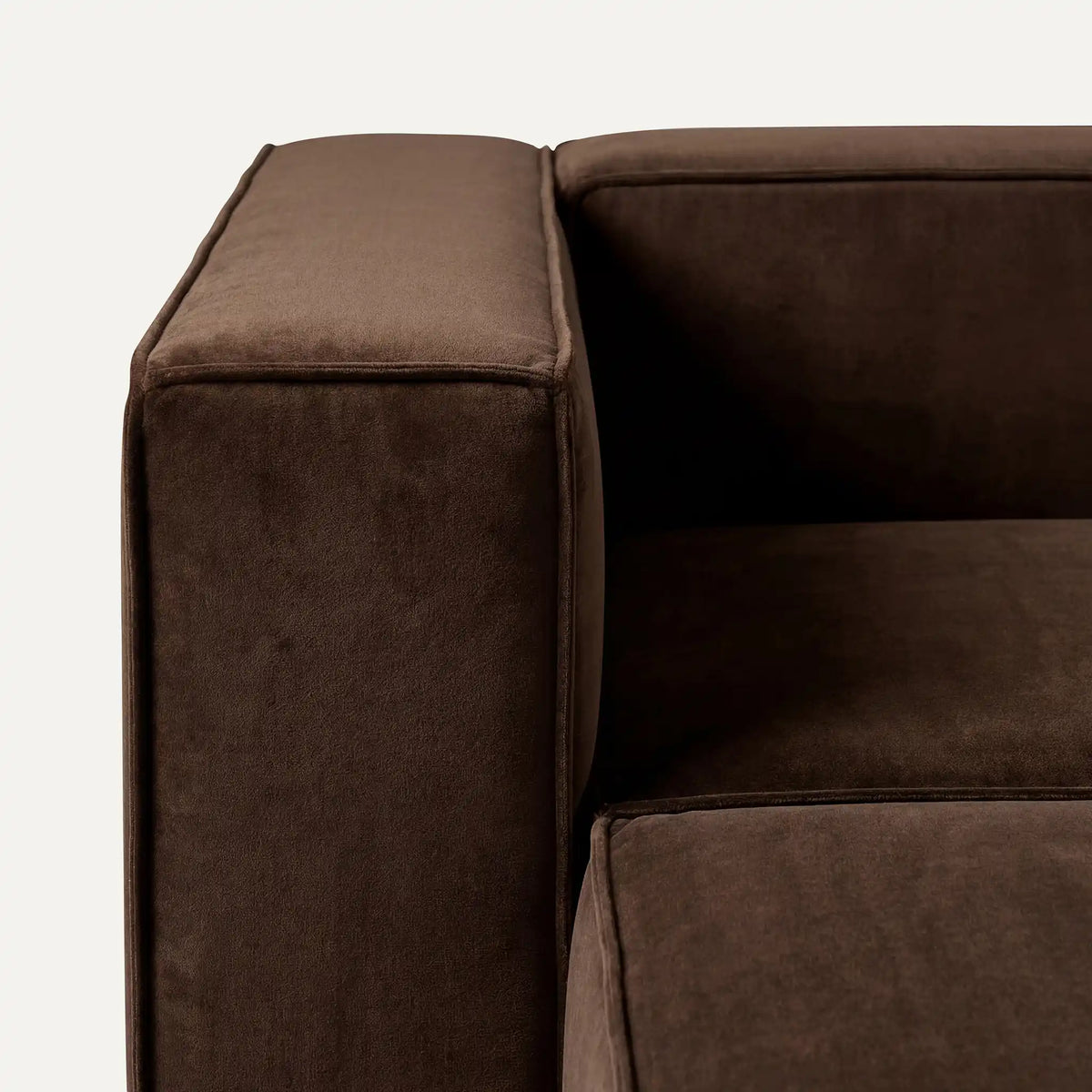 Modulares Sofa Sewilla (4-Sitzer) mit Pouffe