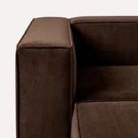 Modulares Sofa Sewilla (4-Sitzer) mit Pouffe