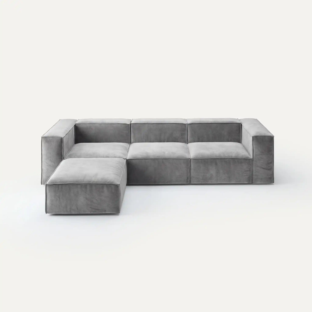 Modulares Sofa Sewilla (4-Sitzer) mit Pouffe