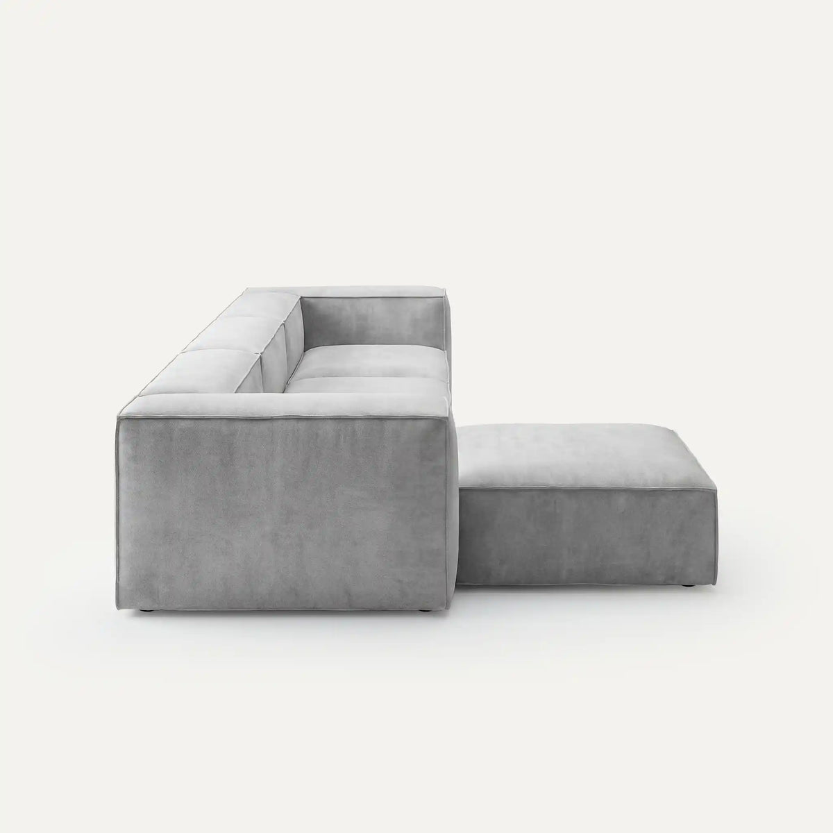 Modulares Sofa Sewilla (4-Sitzer) mit Pouffe
