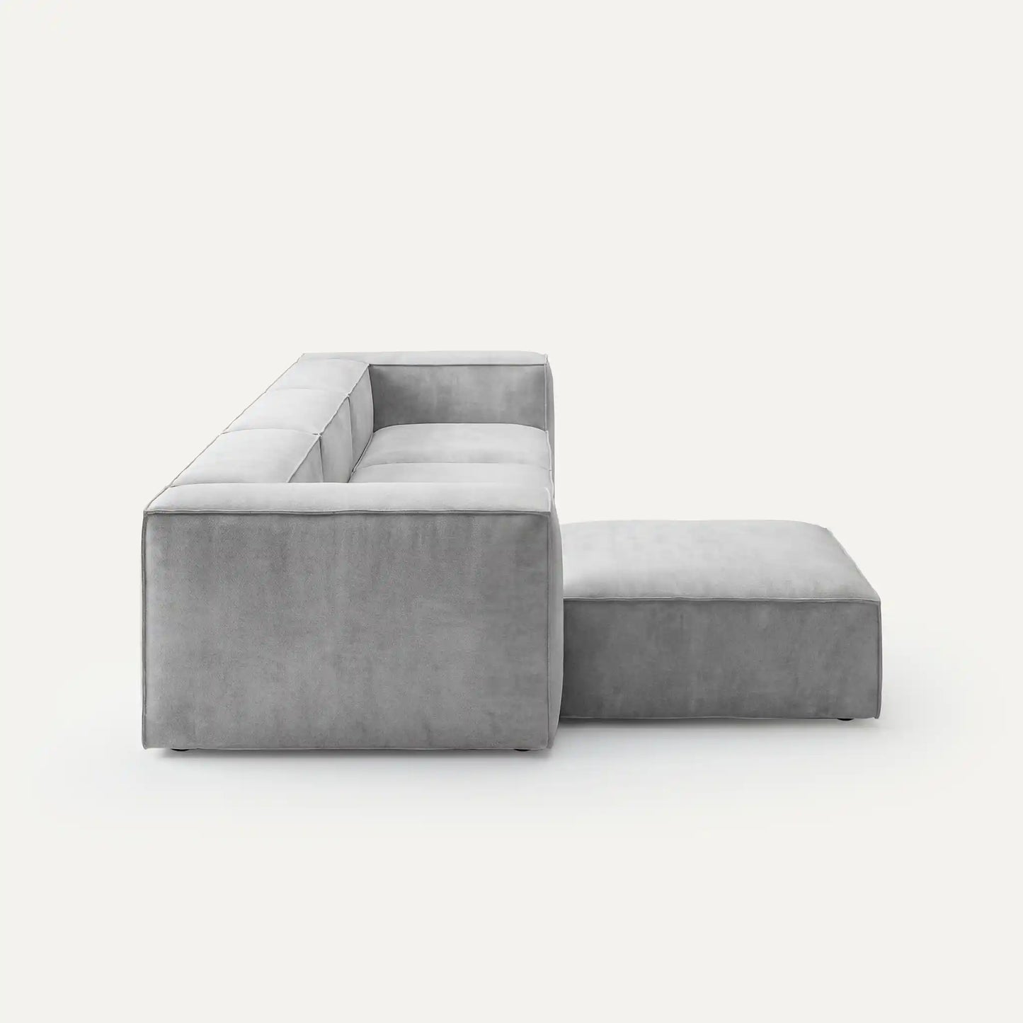 Modulares Sofa Sewilla (4-Sitzer) mit Pouffe