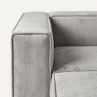 Modulares Sofa Sewilla (4-Sitzer) mit Pouffe