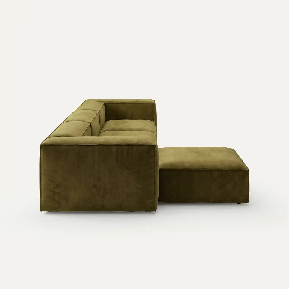 Modulares Sofa Sewilla (4-Sitzer) mit Pouffe