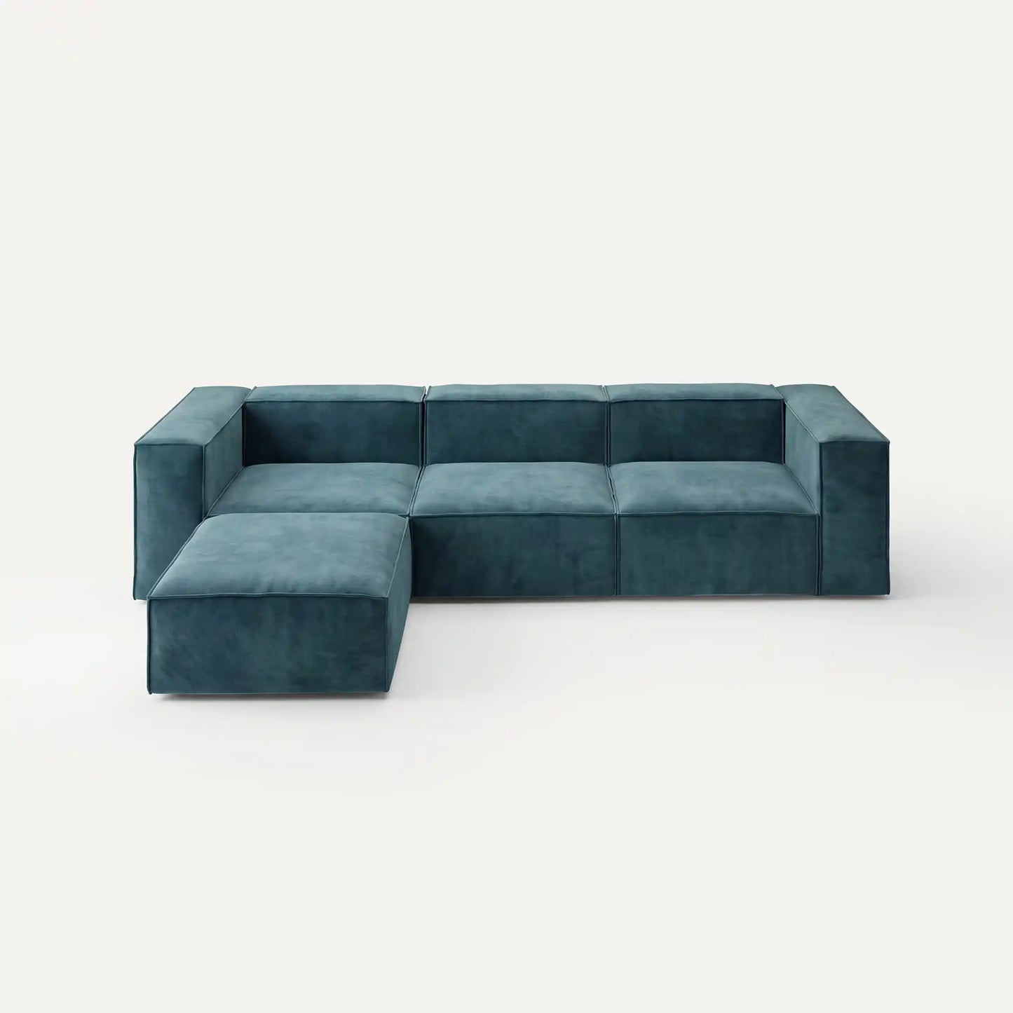 Modulares Sofa Sewilla (4-Sitzer) mit Pouffe