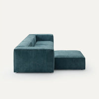Modulares Sofa Sewilla (4-Sitzer) mit Pouffe