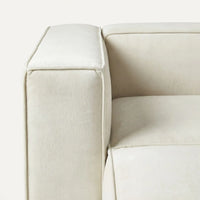 Modulares Sofa Sewilla (4-Sitzer) mit Pouffe