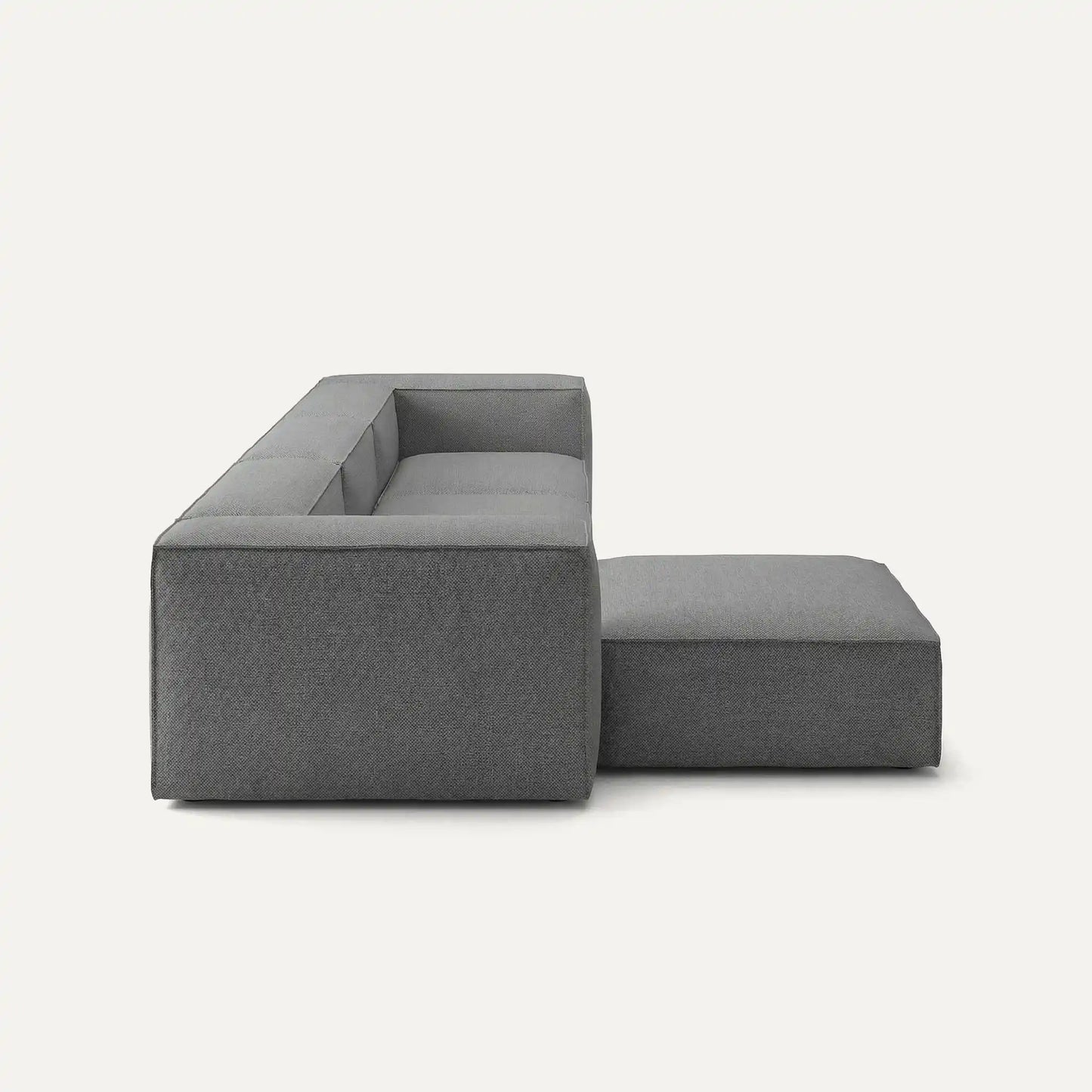 Modulares Sofa Sewilla (4-Sitzer) mit Pouffe