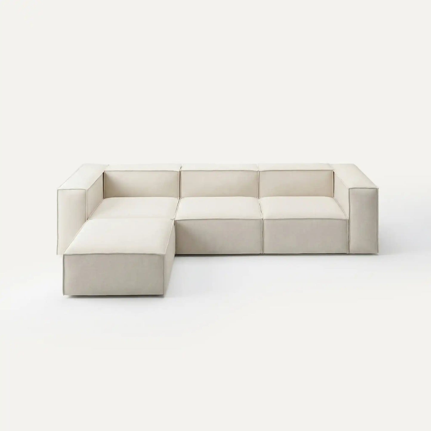 Modulares Sofa Sewilla (4-Sitzer) mit Pouffe