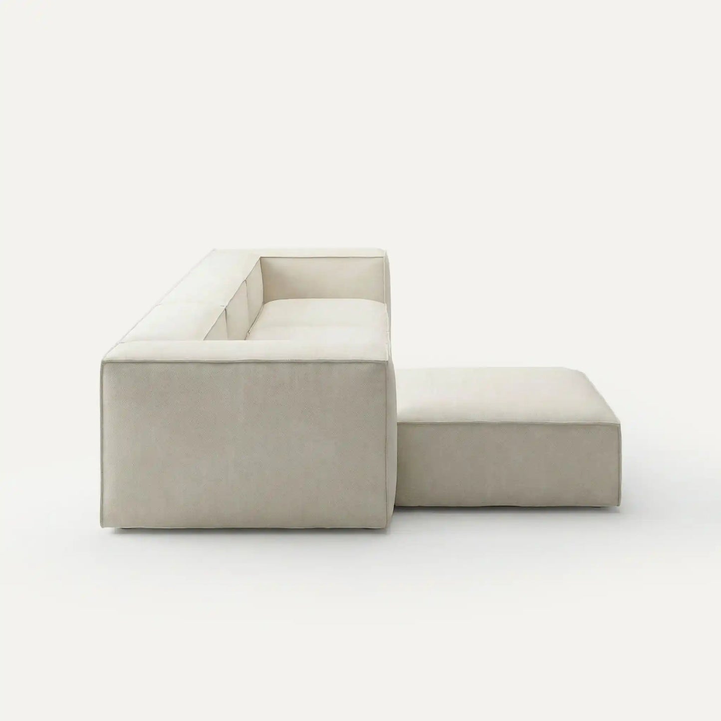 Modulares Sofa Sewilla (4-Sitzer) mit Pouffe