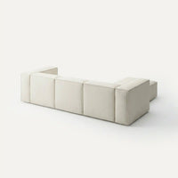 Modulares Sofa Sewilla (4-Sitzer) mit Pouffe