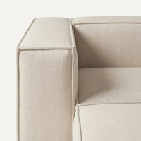 Modulares Sofa Sewilla (4-Sitzer) mit Pouffe
