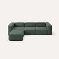 Modulares Sofa Sewilla (4-Sitzer) mit Pouffe