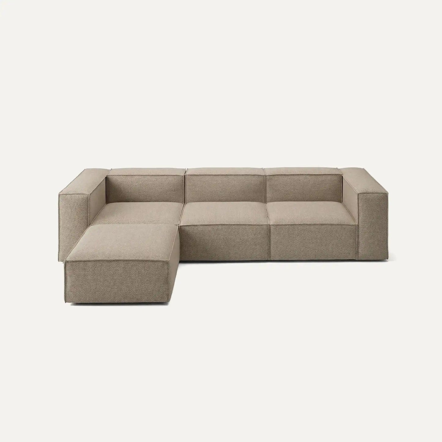 Modulares Sofa Sewilla (4-Sitzer) mit Pouffe
