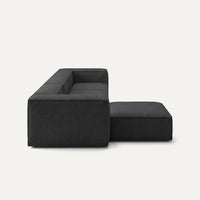 Modulares Sofa Sewilla (4-Sitzer) mit Pouffe