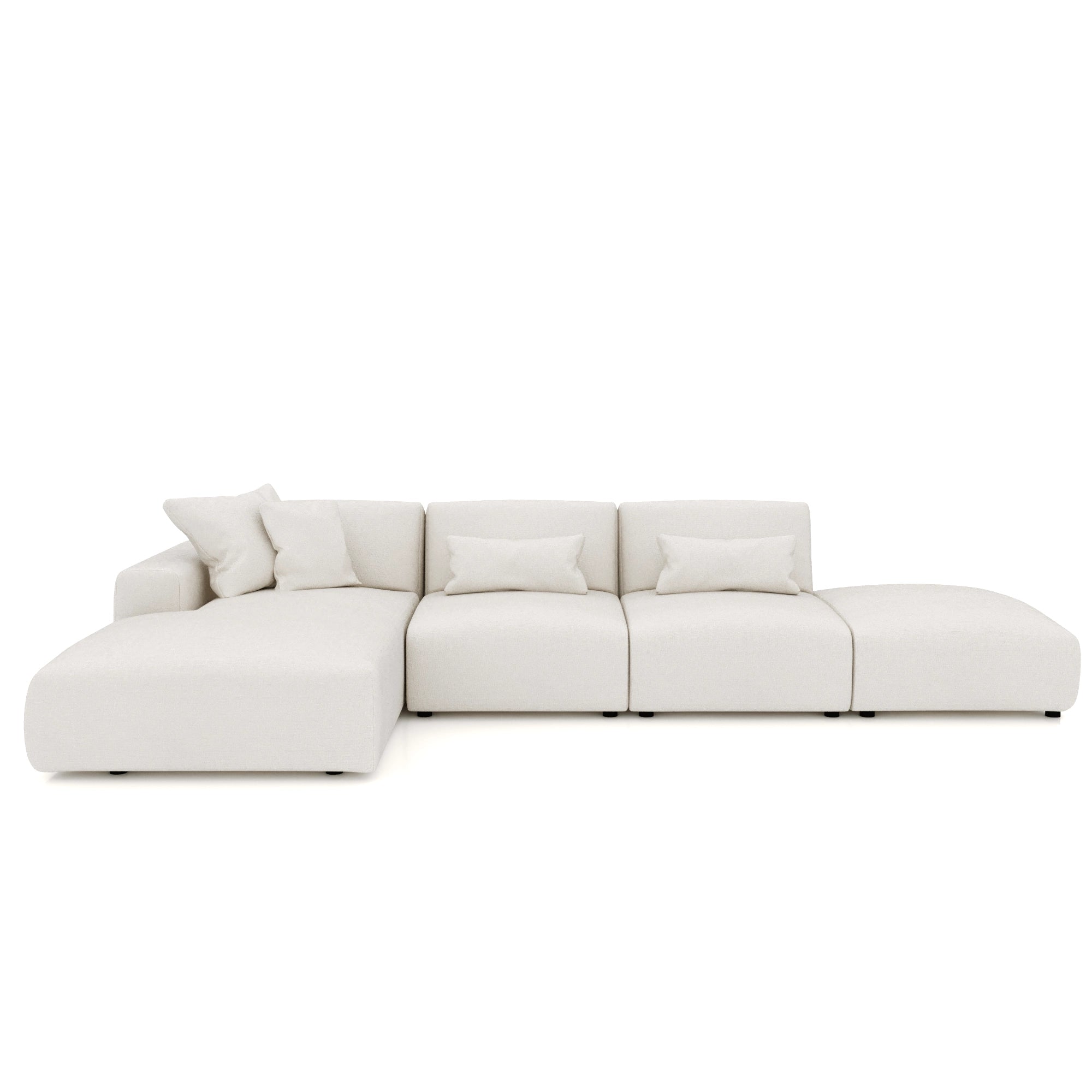 Canapé d'angle modulable en L Ventora (grand)