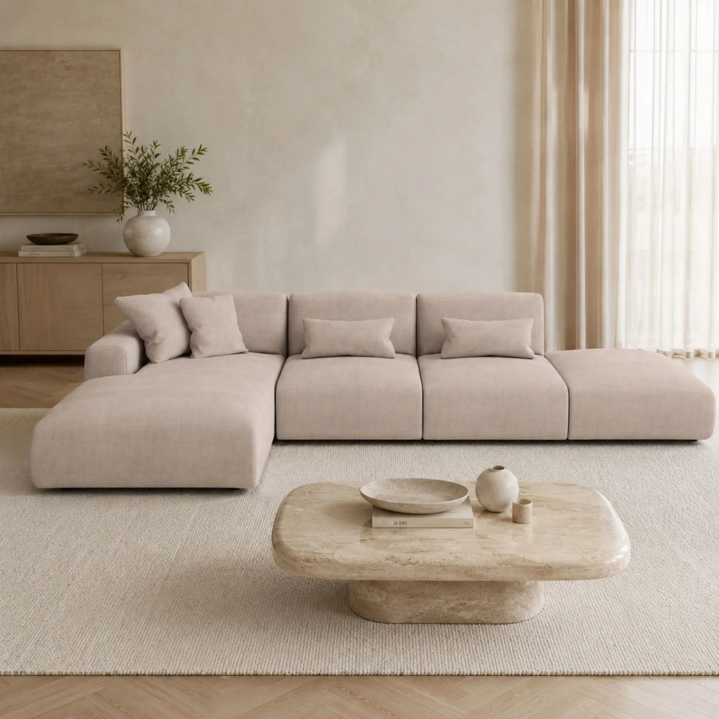Modulares L Ecksofa Ventora (groß)