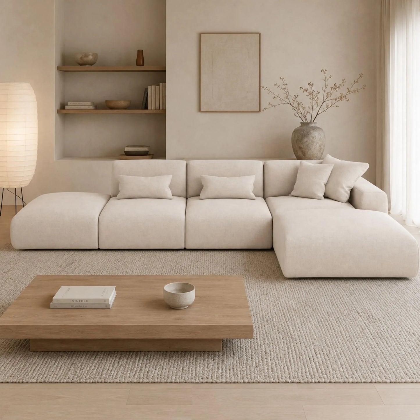 Modulares L Ecksofa Ventora (groß)