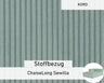 Bekleding van stof - ChaiseLong Sewilla