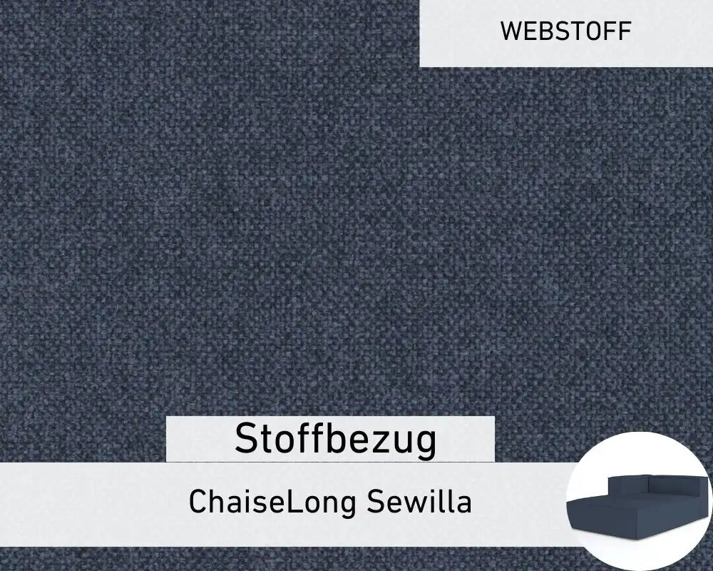 Bekleding van stof - ChaiseLong Sewilla