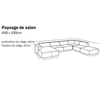 Paysage de salon modulable Ventora