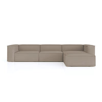 Divano modulare Sewilla (4 posti) con pouf