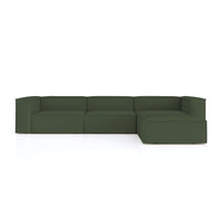 Divano modulare Sewilla (4 posti) con pouf