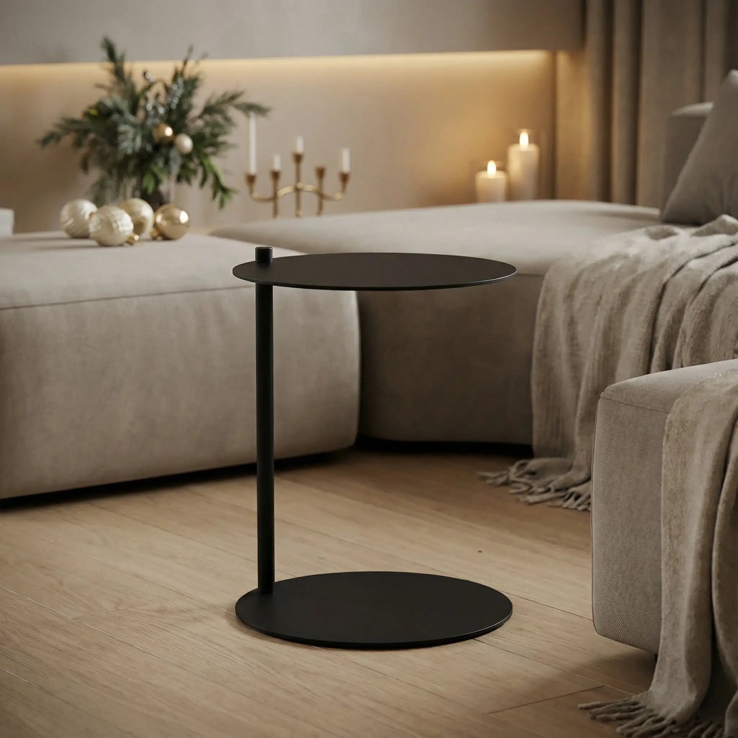 Metall Beistelltisch Florenzo Rund